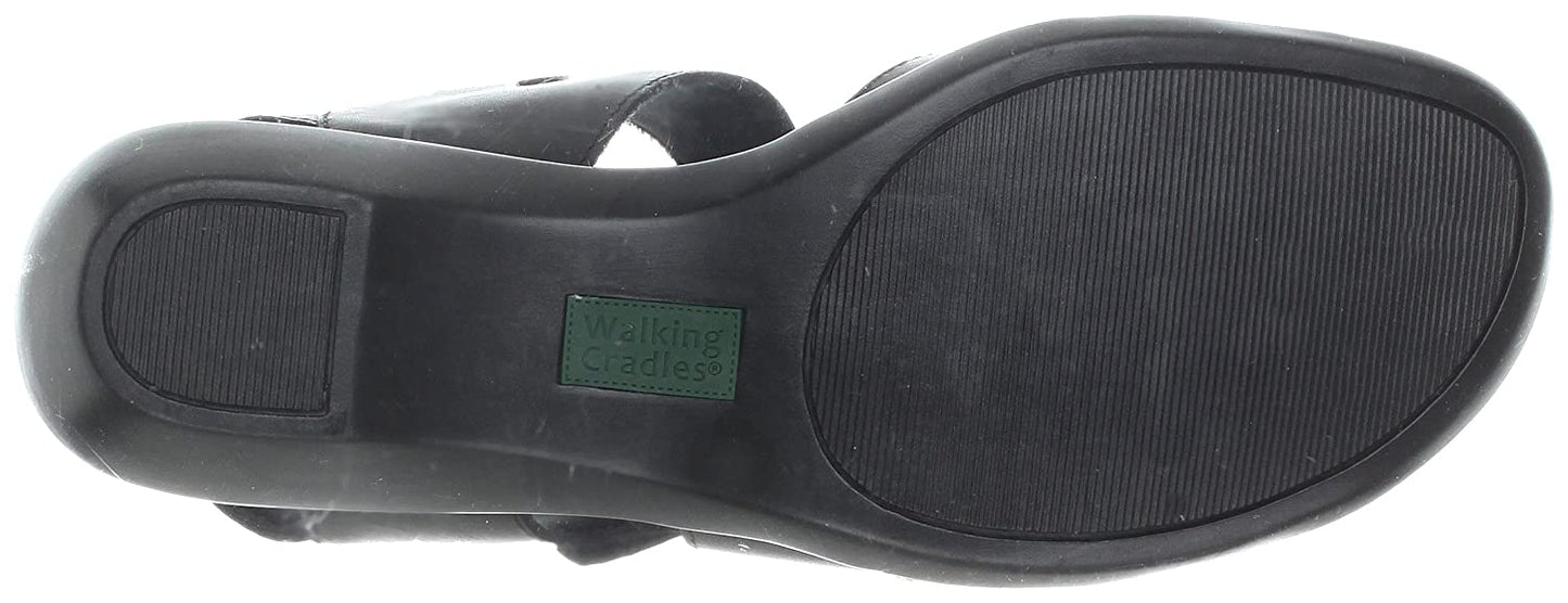 WALKING CRADLE LUCY BLACK SANDAL