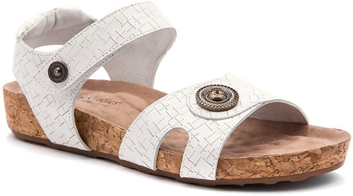 WALKING CRADLE PICKENS SANDAL, WHITE RAZOR
