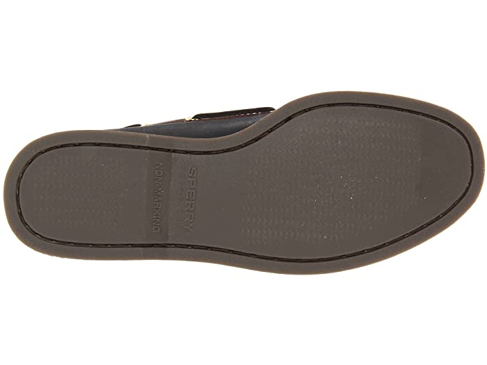 AUTHENTIC ORIGINAL BOAT SHOE | Sperry Top Sider Men's Authentic Original 2 Eye 0191486 Loafer Shoes-Black Amaretto Boat Shoes-Made in USA