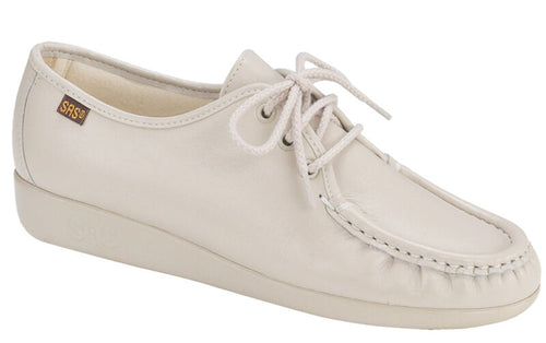 Siesta Lace Up Loafer SAS Bone | SAS Women's Bone Siesta Lace Up Loafer-SIESTA002-Made in USA-Brandy's Shoes