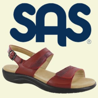 SAS shoe with logo at brandysshoes