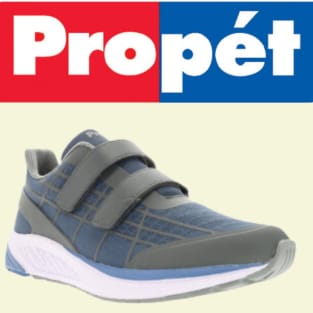 Propet shoes with logo at brandysshoes