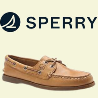 Sperry shoes with logo at brandysshoes