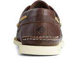 AUTHENTIC ORIGINAL BOAT SHOE | Sperry Top Sider Men's Authentic Original 2 Eye 0195115 Loafer Shoes-Classic Brown Boat Shoes-Made in USA