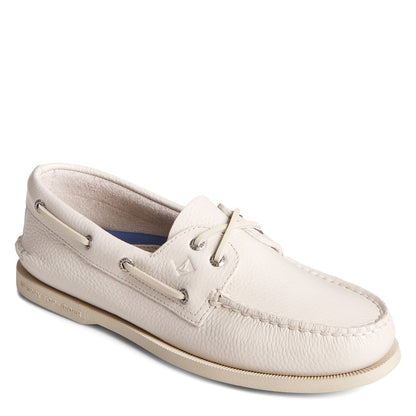 Men's Authentic Original 2-Eye Boat Shoe | Men's Sperry Topsider Authentic Original A/O Bone/ICE 2-Eye Boat Shoe-Made in USA