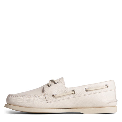Men's Authentic Original 2-Eye Boat Shoe | Men's Sperry Topsider Authentic Original A/O Bone/ICE 2-Eye Boat Shoe-Made in USA