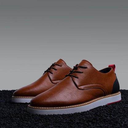 tayno men's breezy oxford coffee