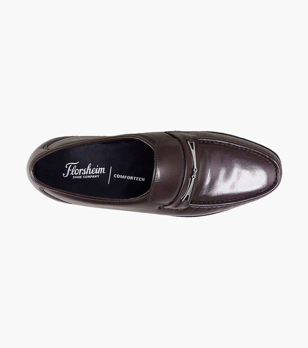 Men's Florsheim Dancer Cognac Loafers | Florsheim Mens shoes Dancer Moc Toe Slip On Cognac kidskin Leather 11002-03 new-Brandy