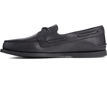 AUTHENTIC ORIGINAL BOAT SHOE | Sperry Top Sider Men's Authentic Original 2 Eye 0836981-Black Boat Shoes-Made in USA