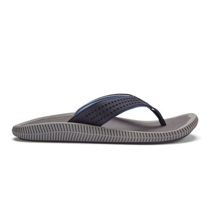 olukai men's ulele depth charcoal blue