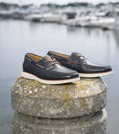 florsheim men's tropics navy