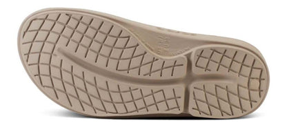 oofos men's ooahh nomad slide beige