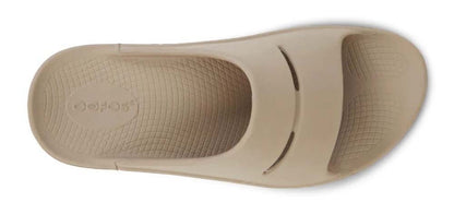 oofos men's ooahh nomad slide beige