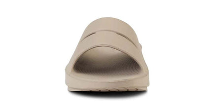 oofos men's ooahh nomad slide beige