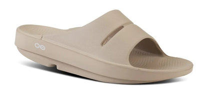 oofos men's ooahh nomad slide beige