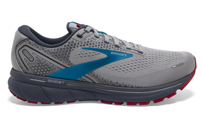 Ghost 14 Men's road-running shoes  GREY//Blue/Red