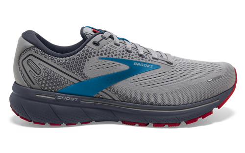 Ghost 14 Men's road-running shoes  GREY//Blue/Red