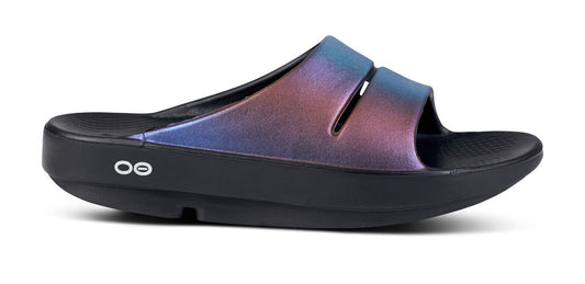 oofos women's ooahh luxe slide multi