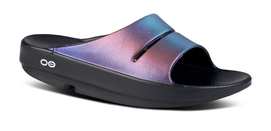 oofos women's ooahh luxe slide multi