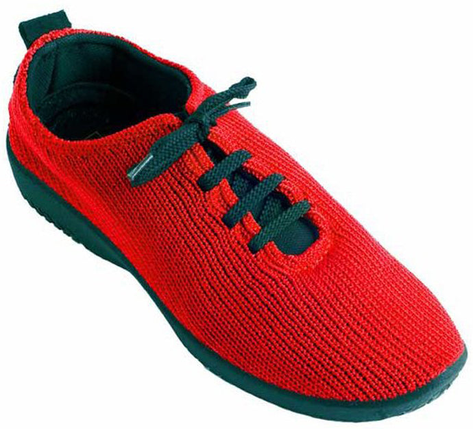 arcopedico women's ls knit red