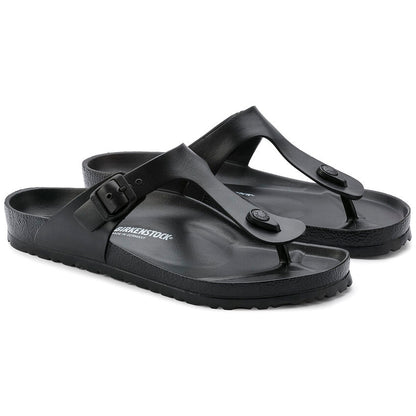GIZEH BLACK EVA | Birkenstock Women's Gizeh Essentials EVA Waterproof Black Thong Sandals-Made in Germany-Brandy's Shoes