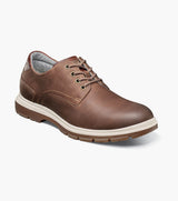 LOOKOUT P.TOE OXF BR | FLORSHEIM MEN'S LOOKOUT PLAIN TOE OXFORD-Brandy