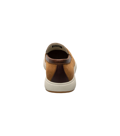 Florsheim LAKESIDE MOC TOE Slip-On Shoes | Style #14388-216 MOCHA | Florsheim Men's Heist Venetian 14388-216 Mocha-Brandy