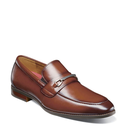 stacy adams men's novak loafer cognac