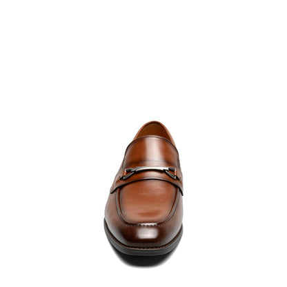 stacy adams men's novak loafer cognac