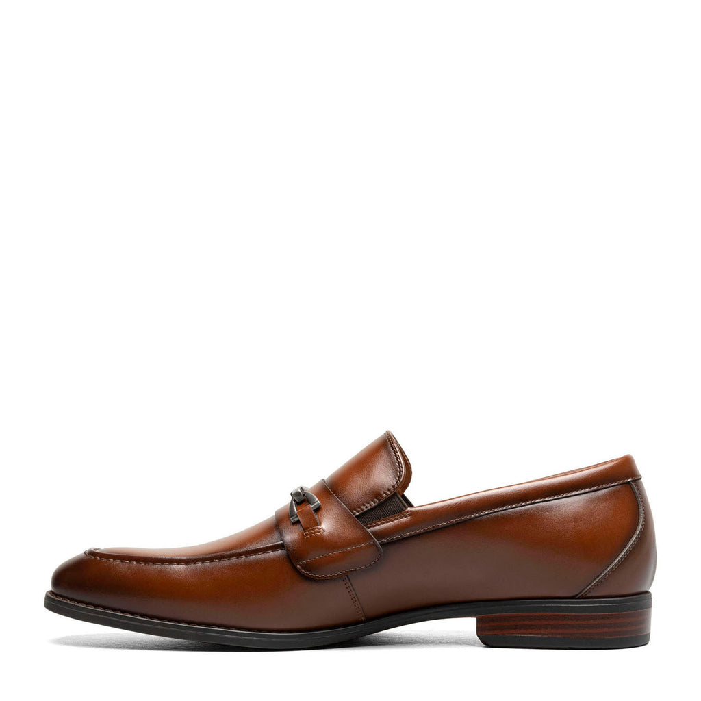 stacy adams men's novak loafer cognac