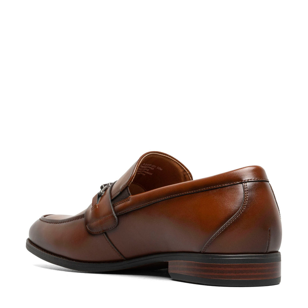 stacy adams men's novak loafer cognac
