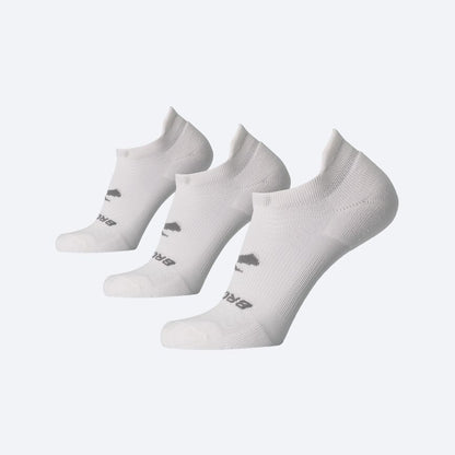 Run-In3-Pack WHT NO SHOW | Run-In No Show 3-Pack- 280493-100-UNISEX-Brandy