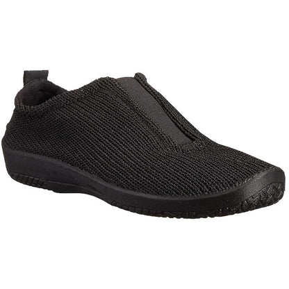 ARCOPEDICO ES BLACK SLIP ON SHOE 1171 | Arcopedico ES SLIP-ON Casual Shoes Black-Brandy