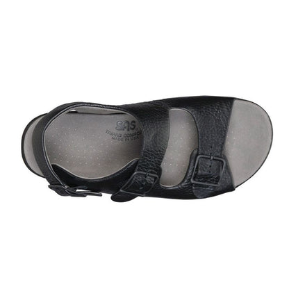 BLACK | SAS Relaxed Women's Sandals Extra Wide at Brandy's Shoes Made in USA