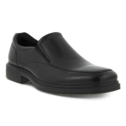 HELSINKI 2 BK SLIPON | Ecco 500154 01001 Helsinki 2 Black Slip On Shoes-Brandy