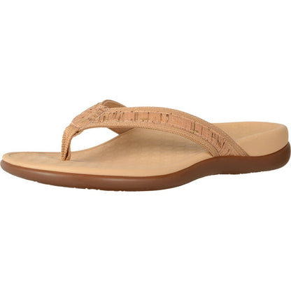 TIDE GOLD CORK | Vionic with Orthaheel Technology Women's Tide II Sandal-Brandy