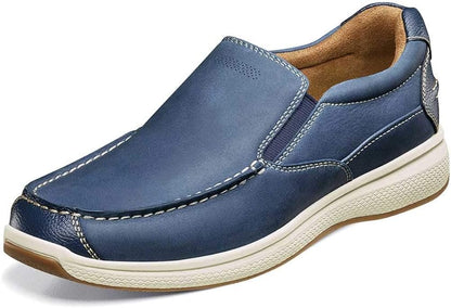 Florsheim Great Lakes Moc Toe Slip On Shoes | Florsheim Great Lakes Moc Toe Slip On Mens Slip On- Brandy