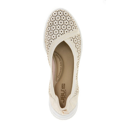 jbu by jambu women's emma cream shimmer