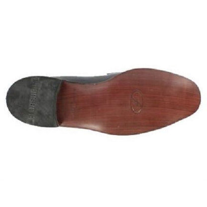 COMO BURG | Mens Florsheim Shoes Como Black Cherry Leather Dressy Slip On 17089-18-Brandy