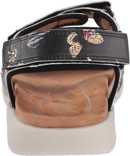 EILEEN 3-STRAP FLORAL | Rockport Women's Cl Eileen 3 Strap Sandal-Brandy