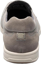 Men's Florsheim, Lakeside Canvas Moc Slip On | Florsheim Lakeside CNV Sl 13401-020 Men Gray-Brandy
