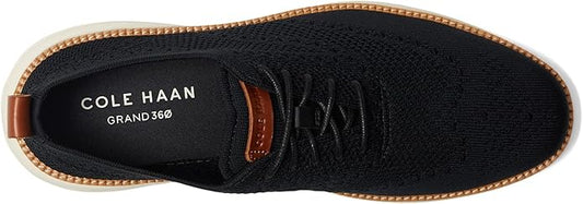 cole haan men's grand hurrion stitchlite black