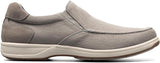 Men's Florsheim, Lakeside Canvas Moc Slip On | Florsheim Lakeside CNV Sl 13401-020 Men Gray-Brandy