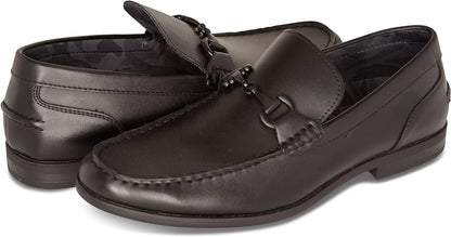 Kenneth Cole Reaction Men's Estate 2.0 Bit Loafer Dress Shoe Black | Kenneth Cole Men's Estate 2.0 Bit Loafer at Brandy's Shoes Made in USA