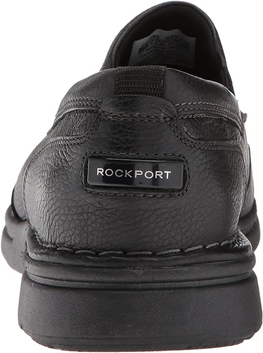 Men's Rockport ProWalker Eureka Plus Black Slip-On | Rockport Men's Eureka Plus Slip On Oxford-Brandy