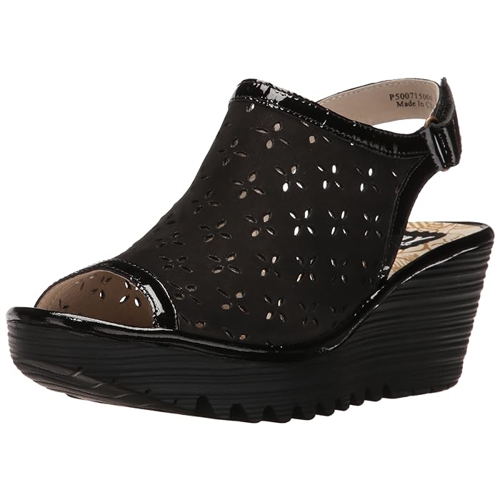 YBEL BLACK | FLY London Women's Ybel715fly Mule at Brandy's Shoes Made in USA
