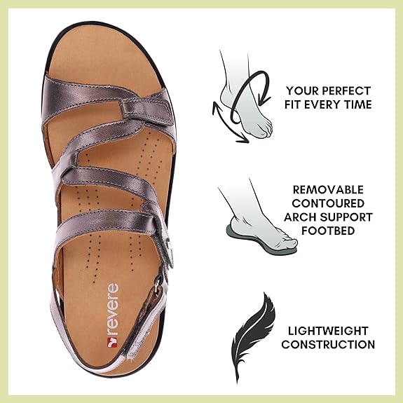 Peacock Gunmetal -  Revere Comfort Shoes