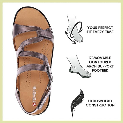 Peacock Gunmetal -  Revere Comfort Shoes