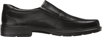 Men's Ecco Helsinki Black Slip-On | ECCO Mens Helsinki Slip On Loafer-Brandy