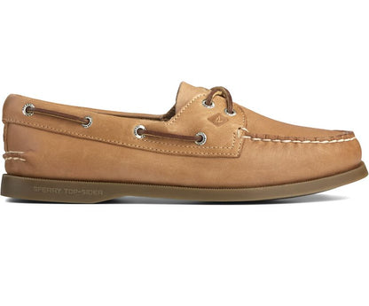 Women's Authentic Original Boat Shoe A/O SAHARA | Women's Sperry AUTHENTIC ORIGINAL Boat Shoes-Sahara Leather-9155240-Made in USA-BRANDY`S SHOES